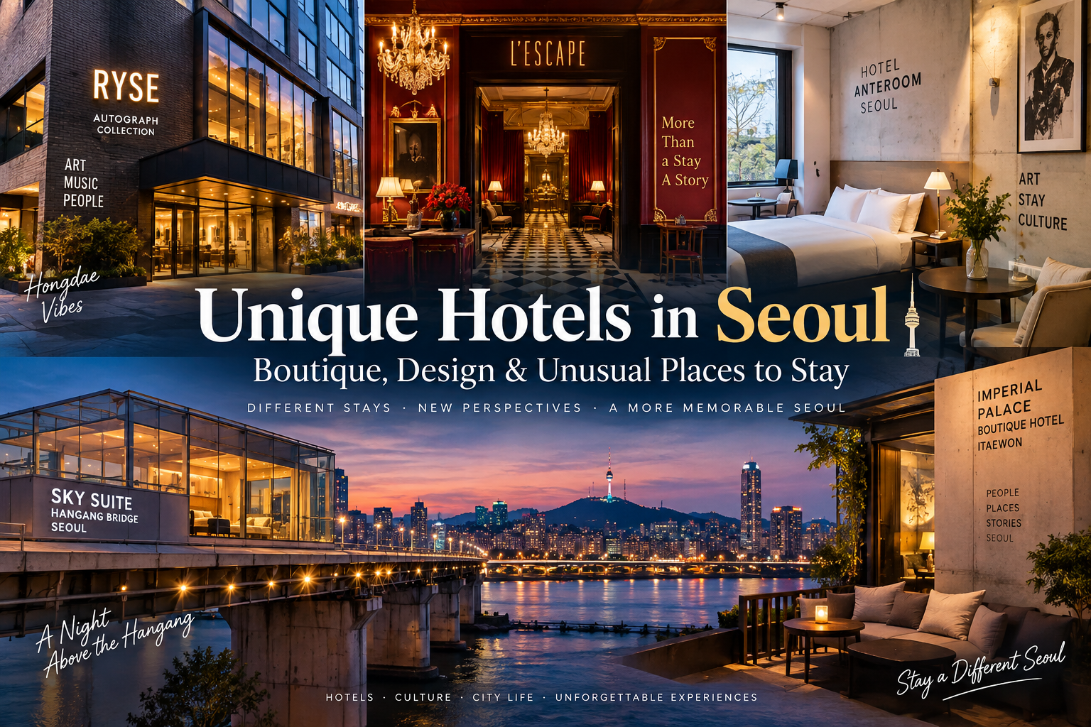 Unique Hotels in Seoul: Boutique, Design and Unusual Places to Stay