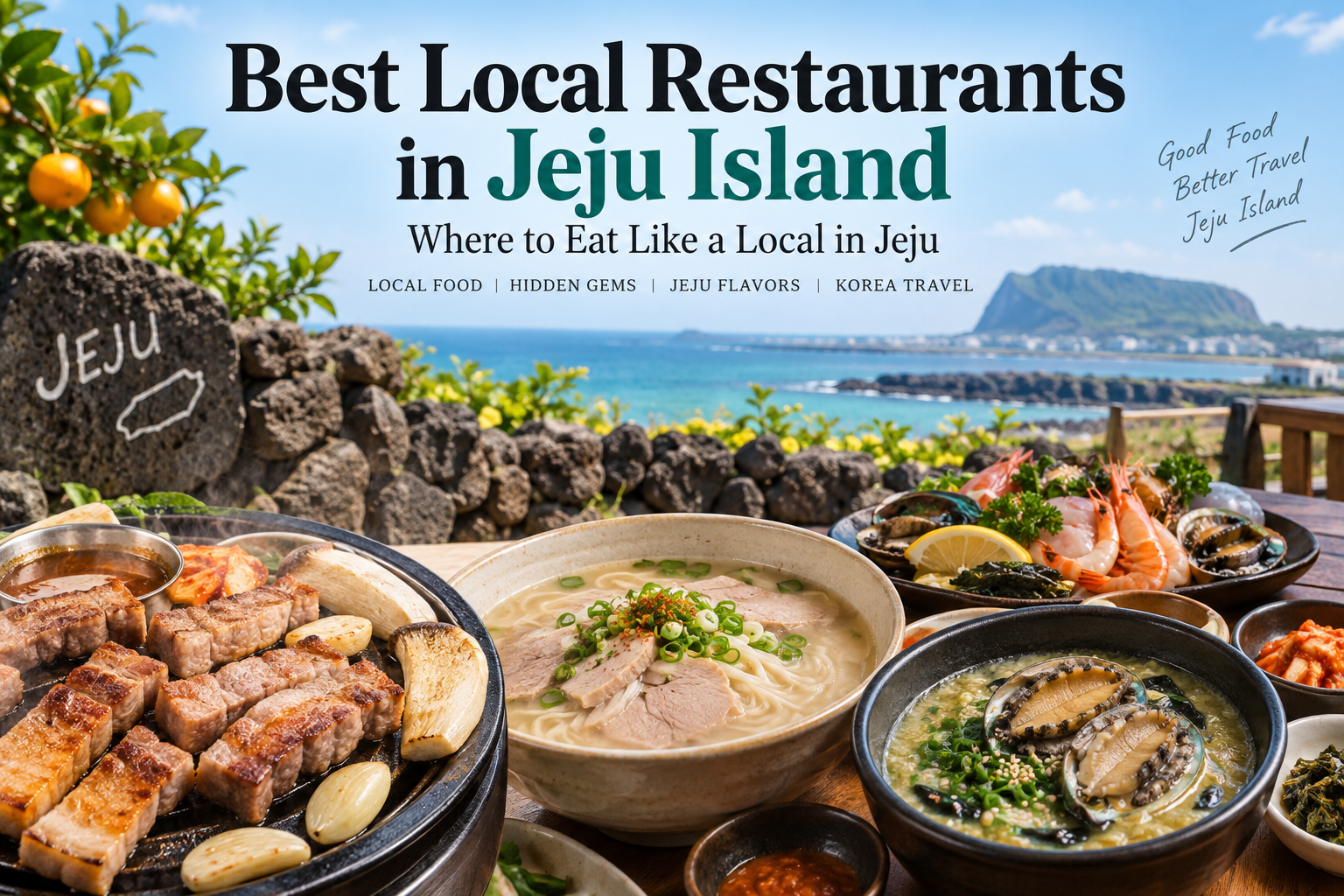 Best Local Restaurants in Jeju Island: Where to Eat Like a Local in Jeju