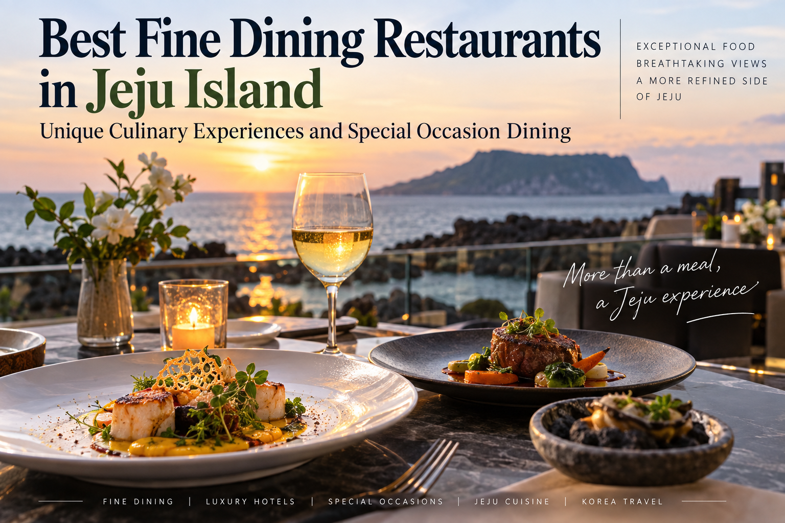Best Fine Dining Restaurants in Jeju Island: Unique Culinary Experiences and Special Occasion Dining