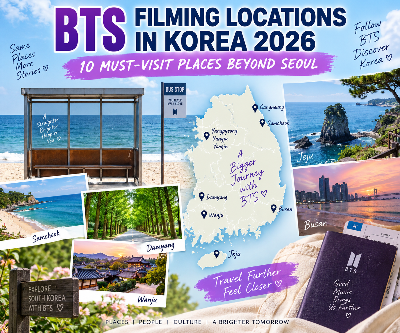 BTS Filming Locations in Korea 2026: 10 Must-Visit Places Beyond Seoul for ARMY