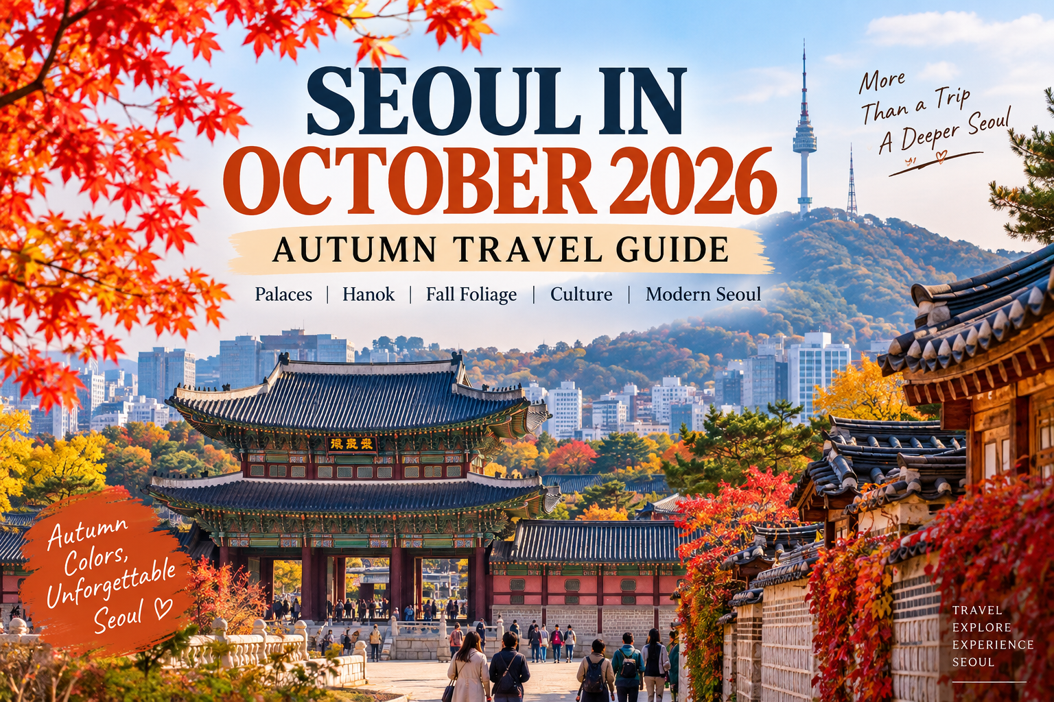 Seoul in October 2026: Best Things to Do, Festivals, Hanok Week & Autumn Travel Guide