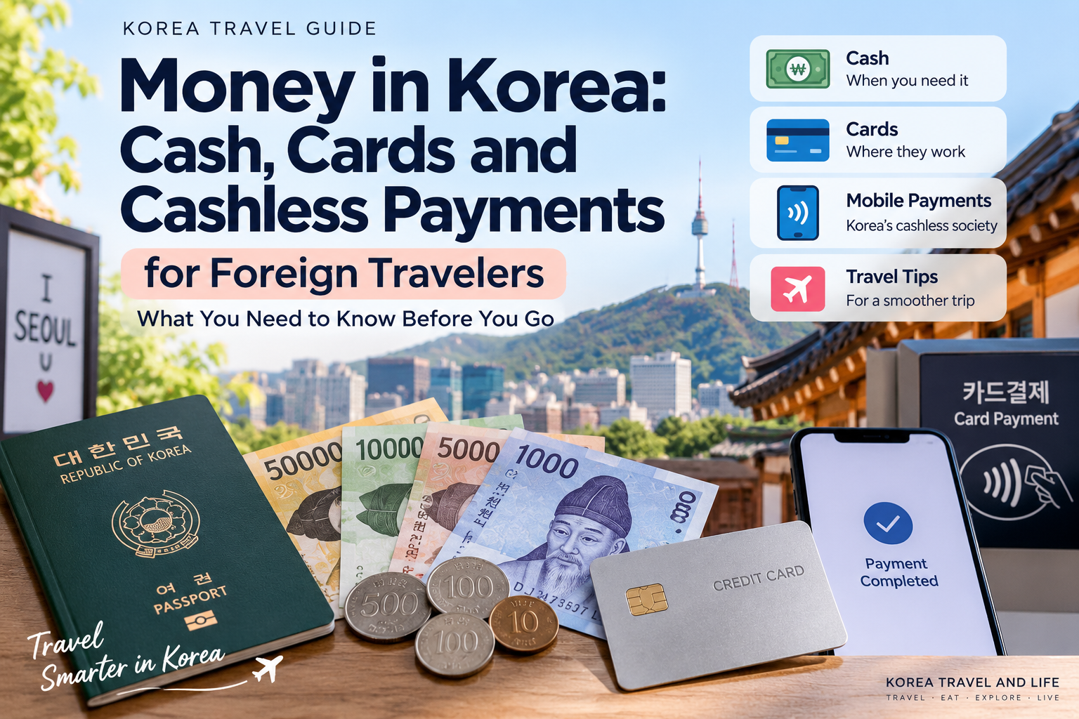How to Pay in South Korea in 2026: Cash, Cards, ATMs and Cashless Payments for Travelers