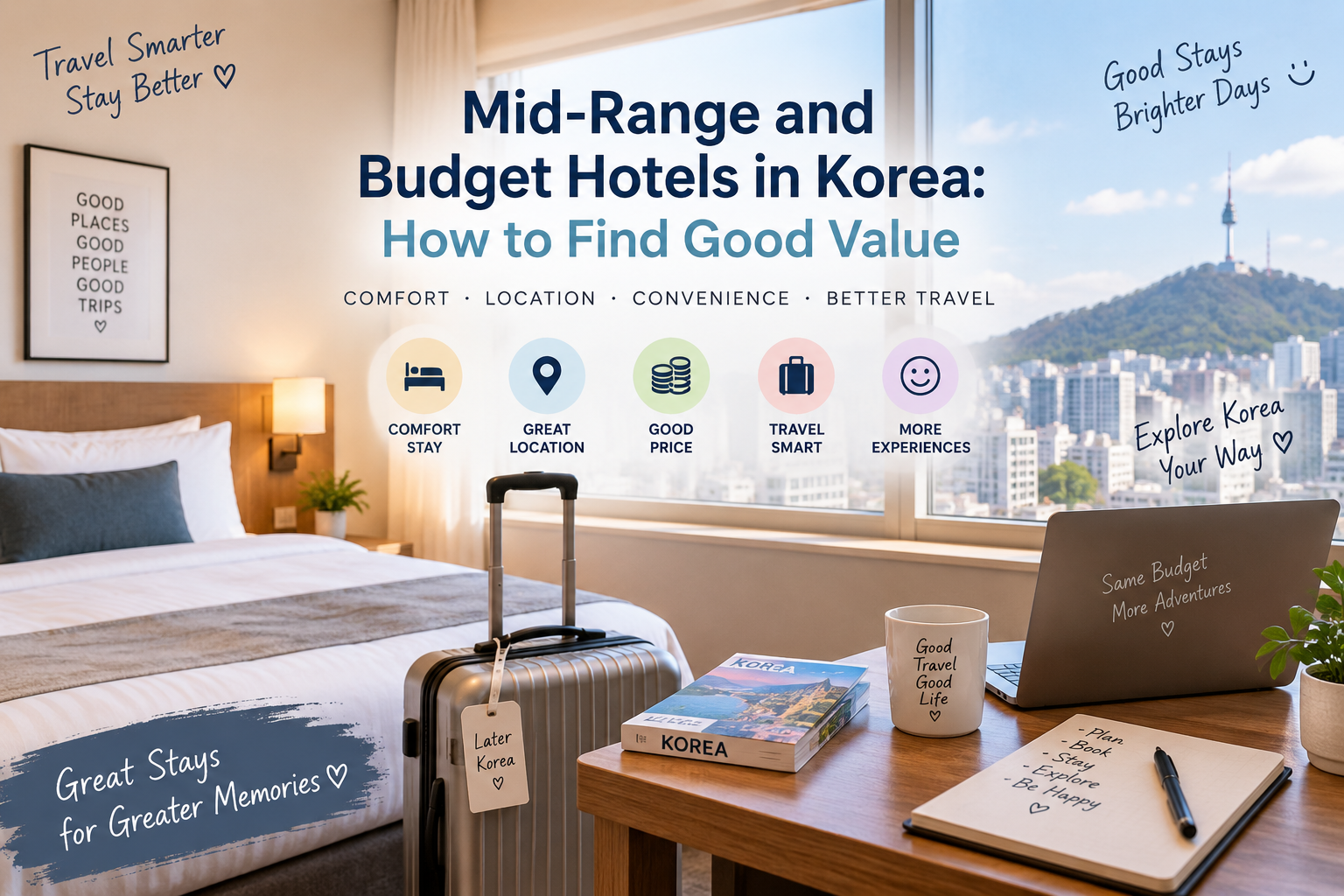 Mid-Range and Budget Hotels in Korea: How to Find Good Value