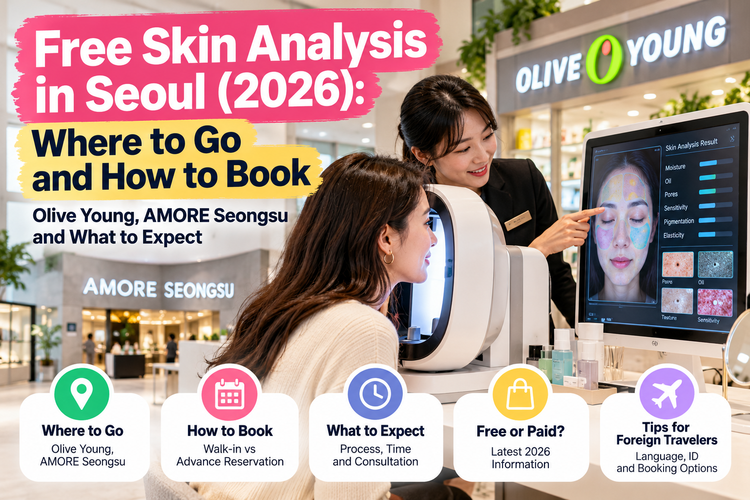 Free Skin Analysis in Seoul (2026): Where to Go and How to Book