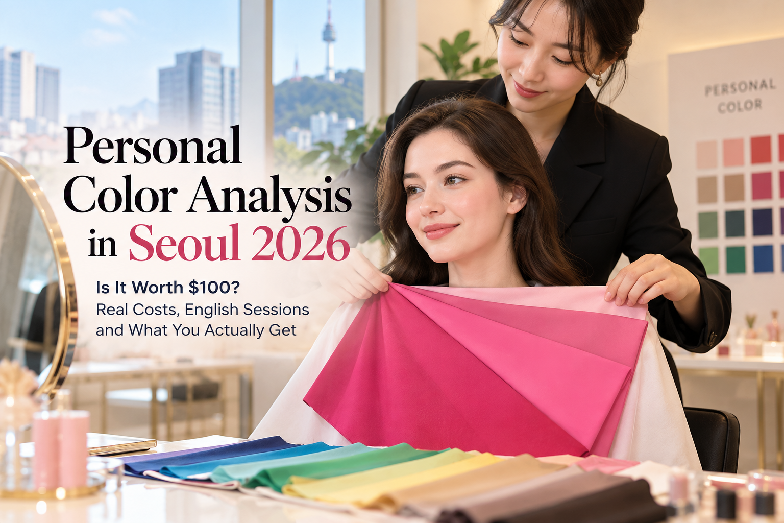 Personal Color Analysis in Seoul 2026: Is It Worth $100? Real Costs, English Sessions and What You Actually Get