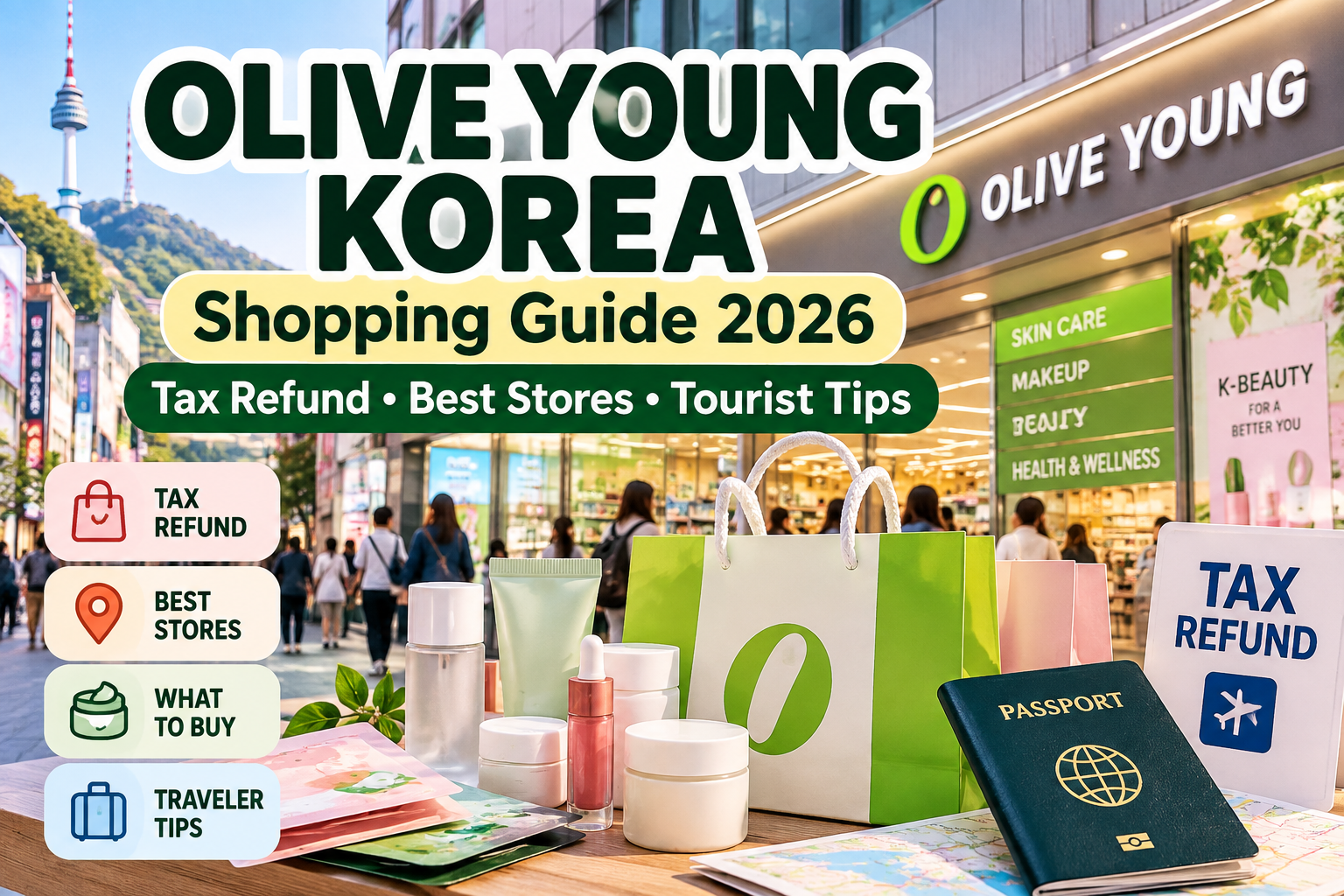 Olive Young Korea Shopping Guide 2026: Tax Refund, Best Stores and What Tourists Should Know