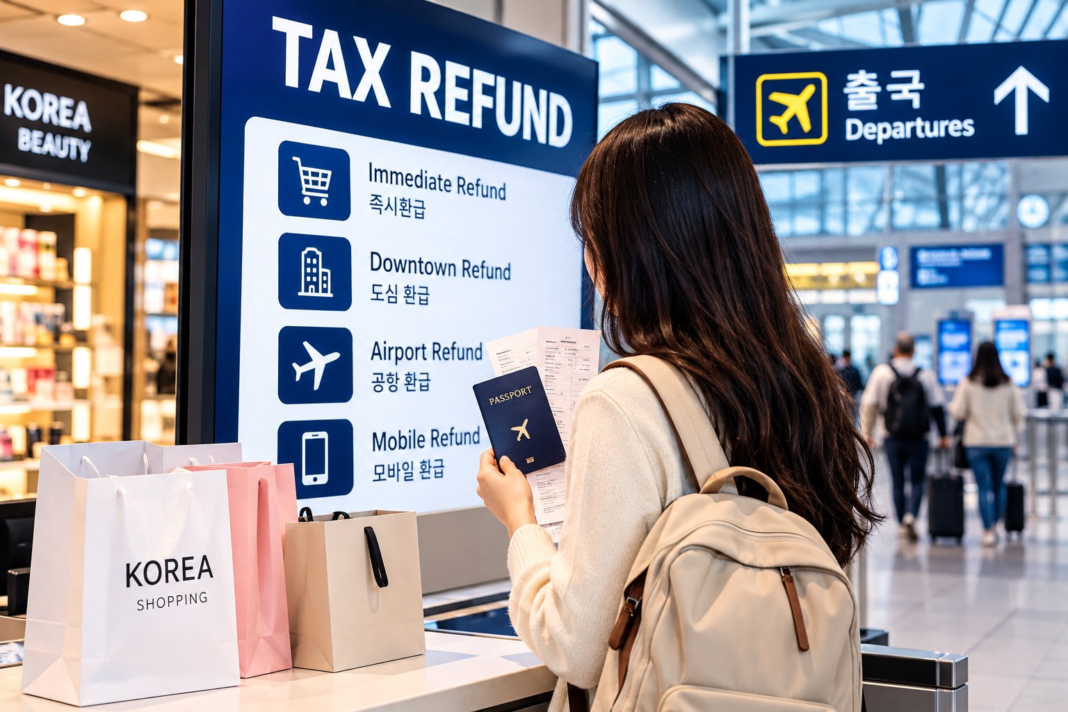 Korea Tax Refund 2026: VAT Refund, Immediate Refund and Airport Guide for Foreign Tourists